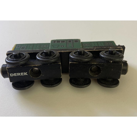 Derek Wooden Railway Thomas the Train Tank Engine Vintage 2001 Friends Rare - Picture 2 of 5